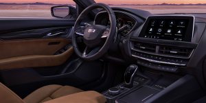 inside cabin of a 2025 cadillac ct5